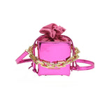 Load image into Gallery viewer, Glossy PU Compact Bucket Shoulder and Crossbody Bags Chains Portable Retro Super Cool Handbags for Women 2024 Fashion on Sale
