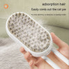 New Pet Spray Comb for Cats and Dogs Pet Electric Spray Hair Removal Comb One Key Spray Anti-Flying Massage Brush, Clean Massage