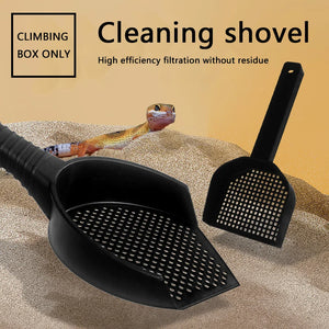 Reptile Sand Shovel Large Capacity Instant Sand Leakage Litter Shovel Poop Scoop Pet Cleaning Supplies Feeding Box Accessories