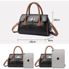 2024 High Quality Soft Leather Women's Handbag Luxury Designer Girl Boston Bag Luxury Large Capacity Shoulder Bags Sac A Main