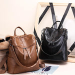 Load image into Gallery viewer, New Korean Version Backpack Women The Wild Fashion Travel Backack Woman Bag Leisure Travel Leather Backpacks
