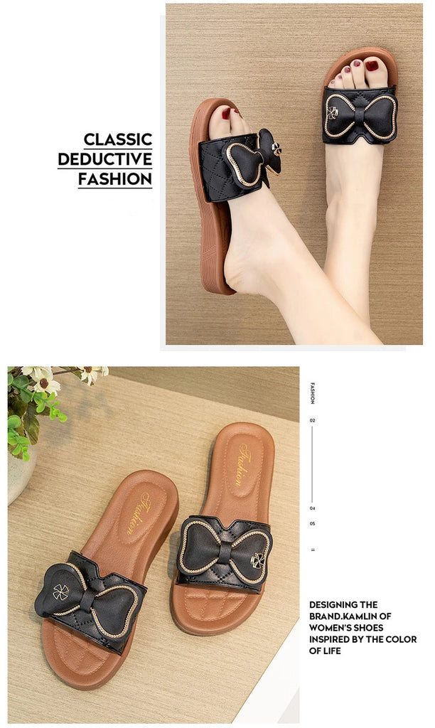 Summer Slippers Women Flat Luxury Outdoor Beach Flip Flops Female Sandals Trend  Fashion Sandals Slides Shoes for Woman