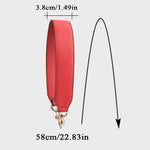 Load image into Gallery viewer, Leather Bag Strap Handles Golden Buckle Replacement Bag Belt Short Shoulder Belt Bag Accessories Armpit Bag Hand Carry Bag Belt
