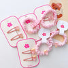 Small Flowers Hair Clips Baby Girls Cute Hair Accessories Children Hair Grips Kids Hair Wear Barrettes Toddler Hairpins Headwear