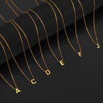 Load image into Gallery viewer, COOLTIME Minimalist Initial A-Z Letter Necklace for Women Alphabet Stainless Steel Choker Jewelry Birthday Gift Wholesale
