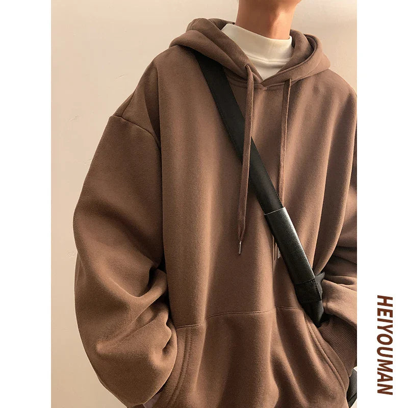 6 Colors Spring Autumn Hoodie Men Harajuku Fashion Casual Oversized Hoodies Couples Loose Hooded Sweatshirt Streetwear