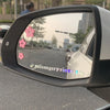 1/10pcs Mirror Decoration Sticker Passenger Princess Star Mirror Decal Sticker Rearview Mirror Car Decoration Funny Car Decal