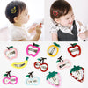 5PCS Children Sweetl Strawberry Banana BB Hair Claw Side Clips for Girls Kids Fruits Hairpin Headwear Ornament Hair Accessories