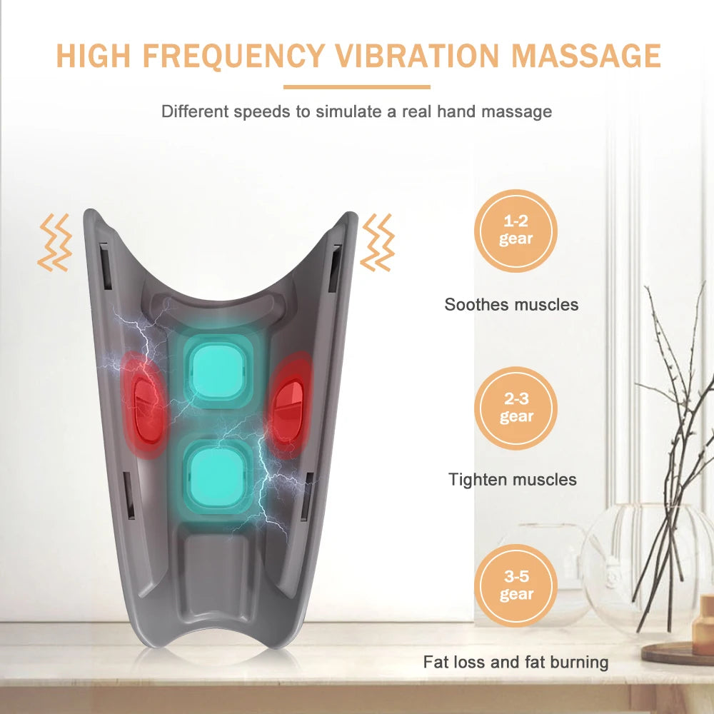 Electric Heating Calf Massager Leg Slimming Massage for Pain Relief Shaping Massager Muscle Relaxation Circulation Beauty Health