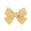 1pcs Embroidery Bowknot Safe Hair Clips for Girls Boutique Bows Hairpins Cute Barrettes Headwear Kids Baby Hair Accessories