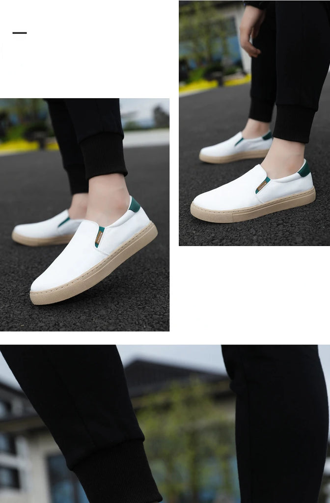 Spring Men's Canvas Shoes Ice Silk Mens Casual Shoes Breathable Lazy Slip on Vulcanized Shoes Trendy Hot Footwear Erkek Ayakkabı