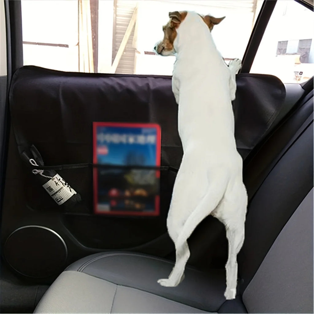 Car Pet Mat Side Door Anti Scratch Anti Kick Oxford Cloth Protective Mat Car Pet Supplies