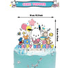 Sanrio Party Balloon Decoration Cute Pachacco Birthday Kids Theme Pull Flag Balloon Charm Cake Row Decoration School Supplies