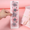 5/3Pcs Children Handmade Chiffon Petals Poppy Flower Hair Clips Rolled Rose Fabric Hair Flowers for Kids Girls Hair Accessories