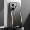 For Poco F6 Case Metal Aluminum Cover Protecting Lens Frost Case Prevent Fingerprints Metal+TPU Cover For Poco F6