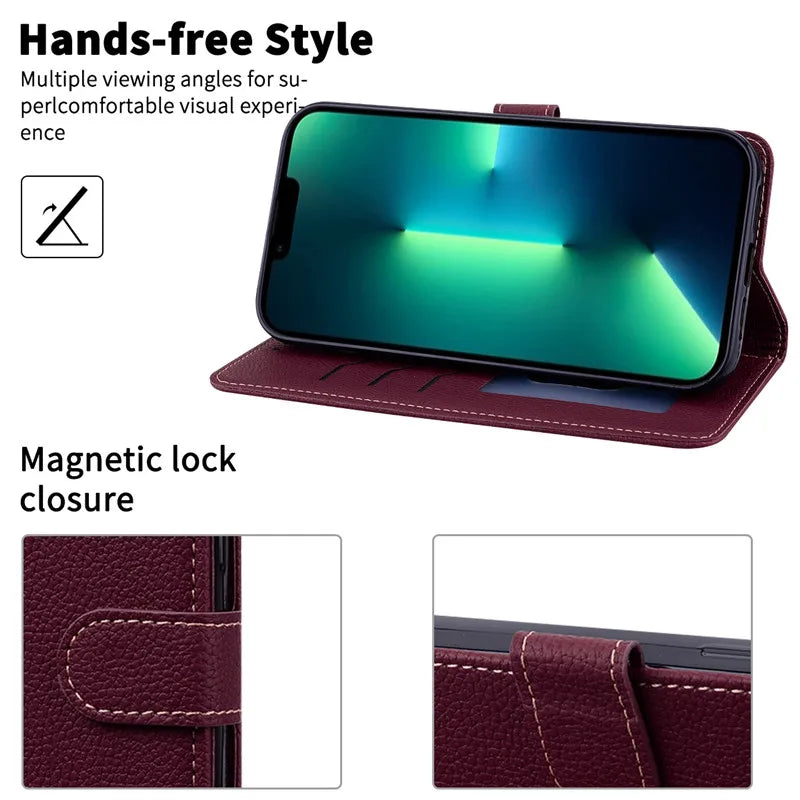 Mi A2 Lite Case For Xiaomi Mi A2 Lite Case Fundas Leather Flip Case For Xiaomi Mi A2 Wallet Case MiA2 Mi6X Mi 6X Cover Coque