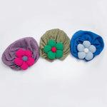 Load image into Gallery viewer, 1PCS Antumn Winter Warm Flower Baby Girls Hat Newborn Beanie Kids Toddler Infant Turban Caps Hair Accessories Gifts
