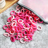50/100pcs Kids Elastic Hair Bands Girls Gum Scrunchie Rubber Band for Children Nylon Hair Ties Headband Baby Hair Accessories