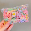 10/20Pcs/Set New Cute Cartoon Headbands Girls Elastic Hair Bands Hair Accessories for Kids Scrunchies Headwear Ornaments Gift