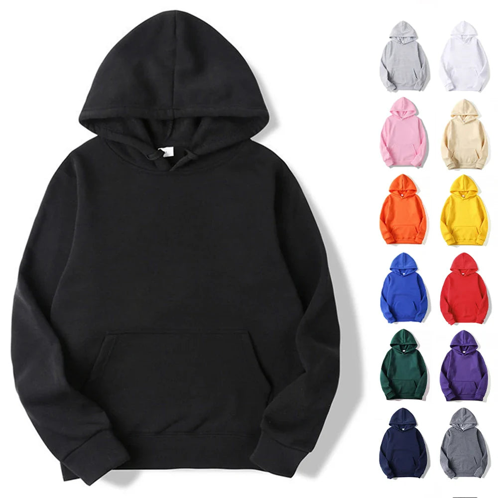 Plain Pullover Fleece Hoodies Unisex Wholesale Hooded Sweatshirt Men Cheap Sublimation Black Hoodie For Men Sudaderas De Hombre