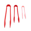 3pcs PP Food Tong Vegetable Clip Kitchen Tongs Non-slip Cooking Clip Clamp BBQ Salad Tools Silicone Grill Kitchen Accessories