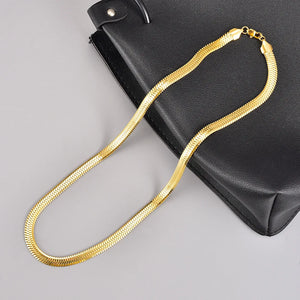 Stainless Steel Necklace Jewlery Not Fade Gold Color For Women Jewelry