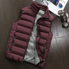 Autumn Casual Sleeveless Vest Men Jacket 2024 Fashion Warm Windproof Cotton Coat Male Winter High Quality Clothing Men Waistcoat