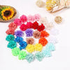 20pcs/lot 2" Chiffon Flower Newborn Infant Kids Hair Clips Children Girls Hairpins In Pairs Headwear Accessories Gift Sets