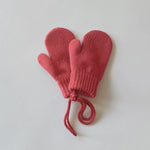Load image into Gallery viewer, Wool Baby Winter Gloves Candy Color Halter Kids Mittens for Children Girls Boys Accessories Warm Knitted Kids Gloves 1-4Y

