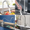 G1/2 Kitchen Pull Out Faucet Head Chrome Shower Nozzle Sprayer Bathroom Sink Tap Replacement Accessory Male Threads Head Aerator