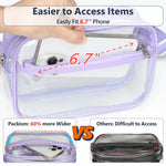 Load image into Gallery viewer, Black Clear Fanny Pack Belt Bag For Women Men Plus Size Transparent Waist Bag With Adjustable Strap For Concerts Sporting Events
