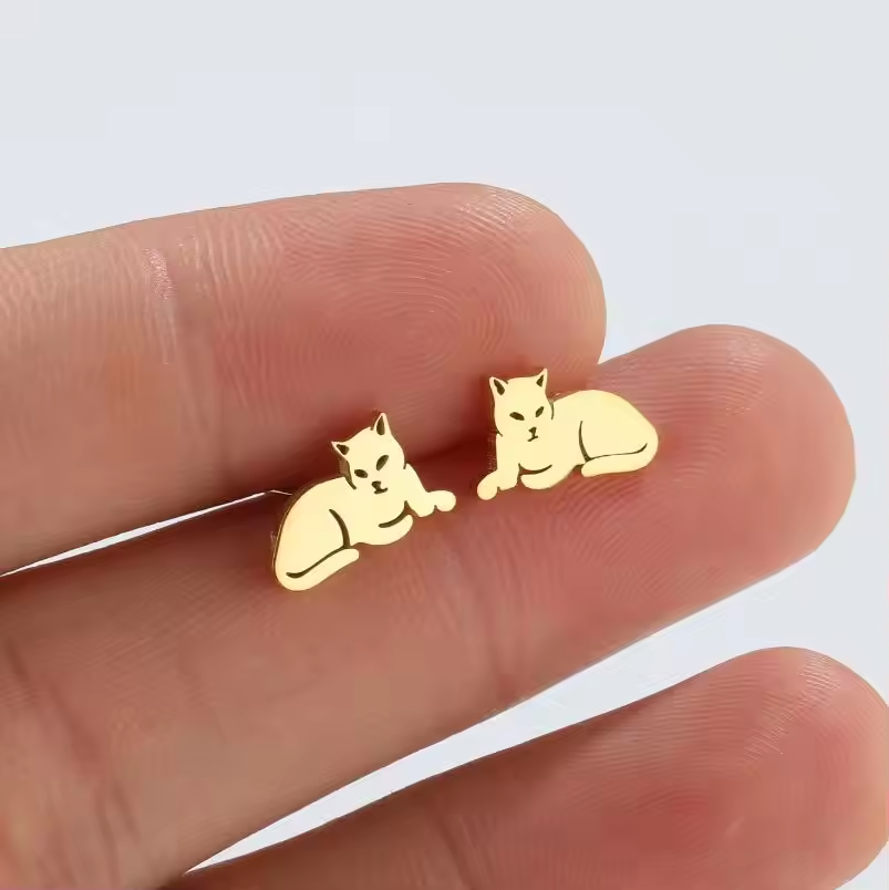 Anime Cute Cartoon Bow Mouse Stainless Steel Jewelry Set For Women Wedding Accessories Bride Earrings And Necklace Jewelry Set