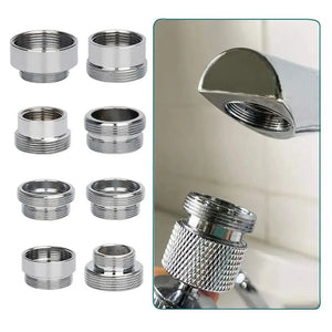 Kitchen Faucet Adapter 18/20/22/24mm To 22mm Male Female Saving Tap Connector Metal Filter with Washer Bathroom Accessories