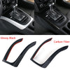 For  Audi A4 B8 A5 2009-2016 Carbon Fiber Look Center Interior Console Gear Shift Frame Decoration Cover Trim Car Accessories