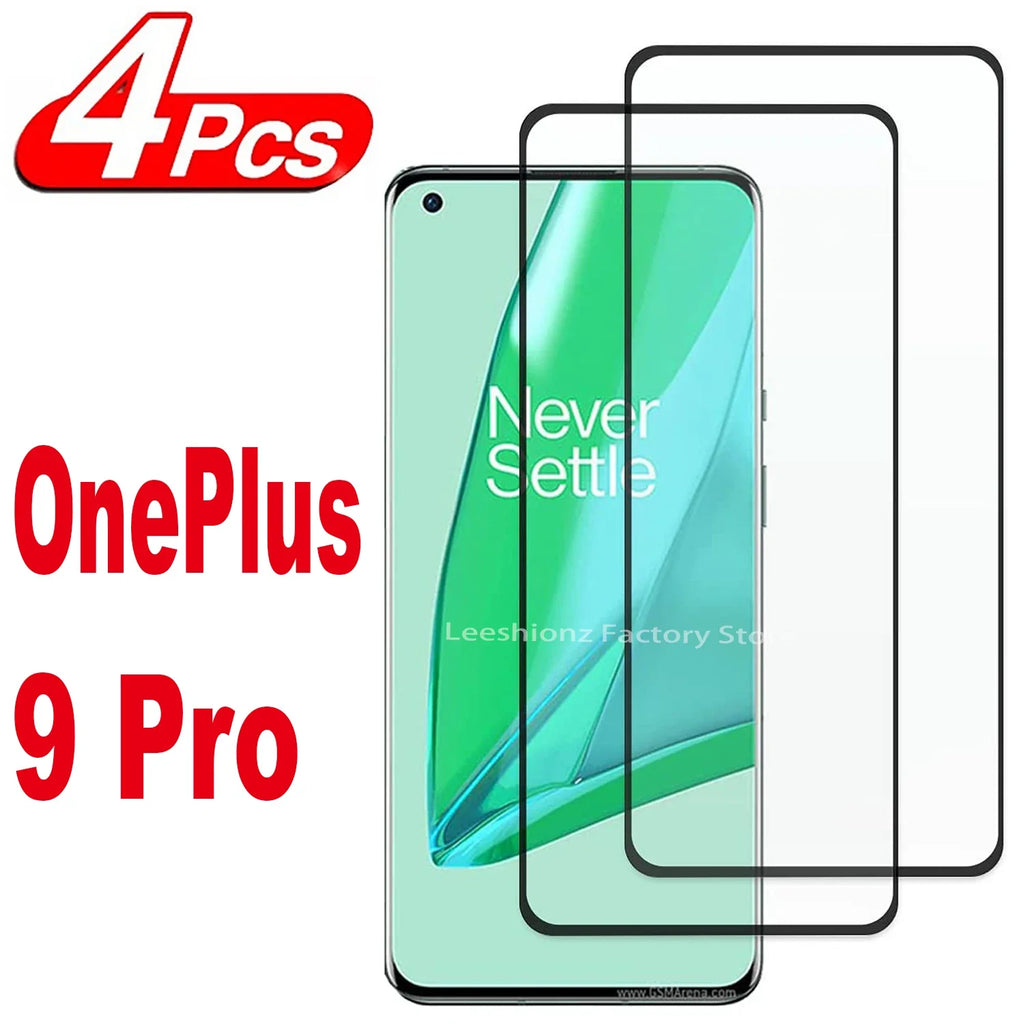 1/4Pcs 3D Screen Protector Glass For OnePlus 9 Pro Tempered Glass Film