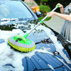 2 In 1 Car Cleaning Brush Car Wash Brush Telescoping Long Handle Cleaning Mop Broom Auto Accessory Adjustable Super Absorbent 1X