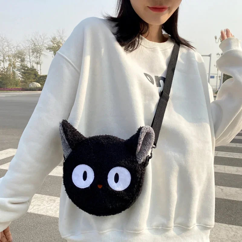 Japanese Style Kawaii Bag Women Cartoon Plush Shoulder Bag for Women 2024 New Crossbody Bag Small Phone&Purse Bolsa Feminina