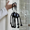 Funny Black Long Leg Big Eyes Doll Keychain Pendant Decorative Accessories Cartoon Home Decro Gift