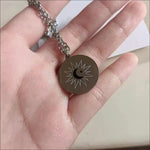 Load image into Gallery viewer, TV Series คาธ The Eclipse Cosplay Ayan Khaotung Moon Star Circular Pendant Titanium Steel Necklace Lovers Jewelry Accessories
