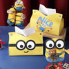 Minion animation peripheral cartoon waterproof tissue box cute big eyes cute paper drawer creative kawaii car home storage box