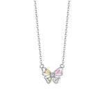 Load image into Gallery viewer, 925 Sterling Silver Butterfly Necklace Delicate Animal Choker Shiny Collarbone Chain Birthday Gift For Women's Fashion Jewelry
