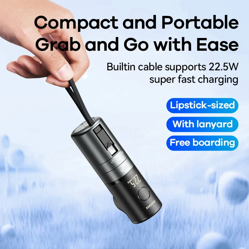 Remax Mini Power Bank 5000mAh PD18W 22.5W Fast Charging for Xiaomi Samsung Huawei  Small Portable Powerbank USB Type C Mini