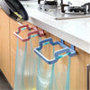 Trash Rack Storage Garbage Bag Holder Cupboard Door Back Kitchen Garbage Rubbish Bag Cabinet Hanging Kitchen Organizer