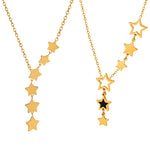 Load image into Gallery viewer, Star Pendant Stainless Steel Necklace For Women Gold Plated Waterproof Women's Necklaces Girls Neck Chain Choker Ladies Jewelry
