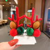 New Year Christmas Hair Pin Children Barrettes Bow Deer Santa Claus Kids Christmas Headwear Girls Kids Hair Accessories