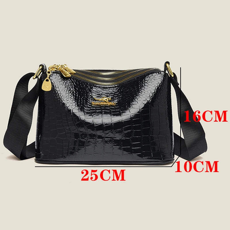 High Quality Soft Leather Women's Handbags 2024 Shoulder Crossbody Bags For Women Ladies Fashion Messenger Bag Bolsas Feminina