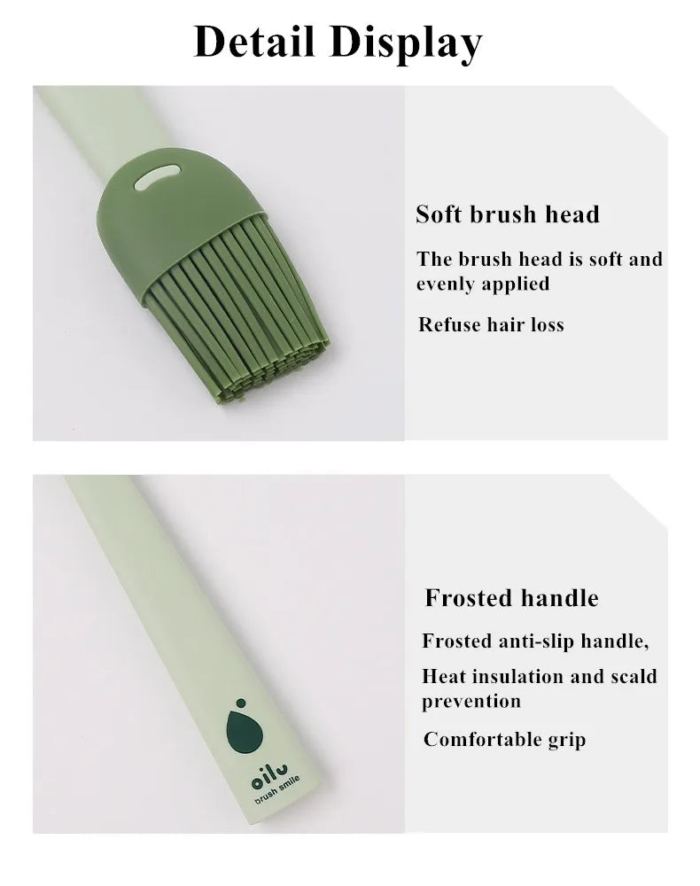 Silicone BBQ Oil Brush Basting Brush DIY Cake Bread Butter Baking Brushes Kitchen Cooking Barbecue Accessories BBQ Tools
