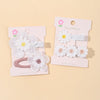 1pcs Ins Daisy Flower Hair Clips Baby Girl Hairpins for Kids Lace White Barette Princess Infant Hair Accessories Wholesale