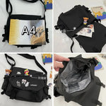 Load image into Gallery viewer, Fashion Women Canvas Shoulder Bags For Youth Casual Ladies Large Capacity Crossbody Bags Solid Handbags Messenger Bags for Women
