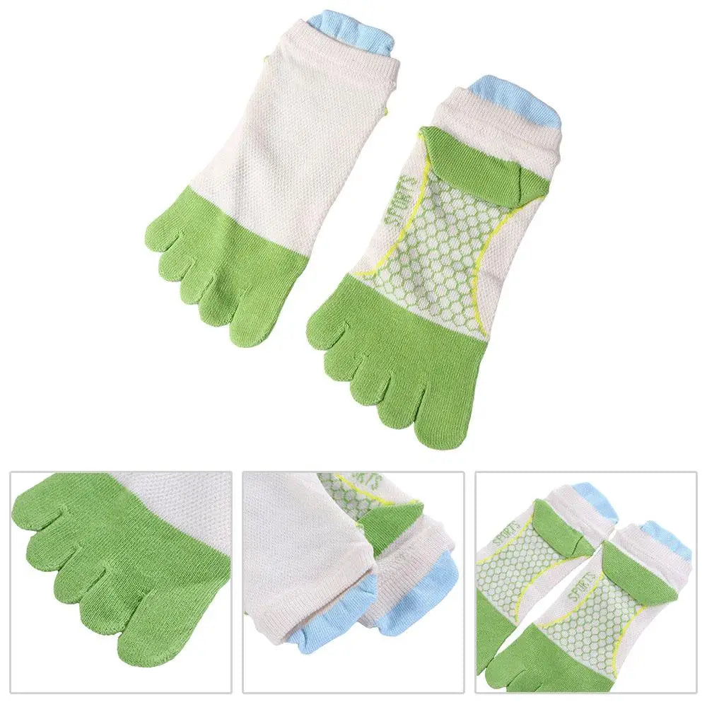 Anti-slip Five Finger Socks Kids Cotton Mesh Breathable Children Accessories Sport Split Toe Hosiery